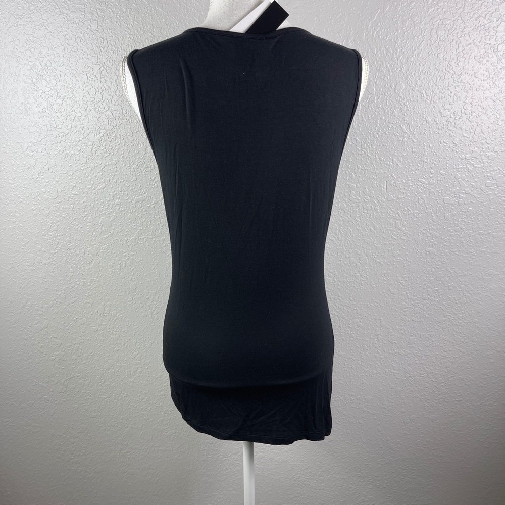 NWT Black Ruffle Tank - Picture 6 of 9